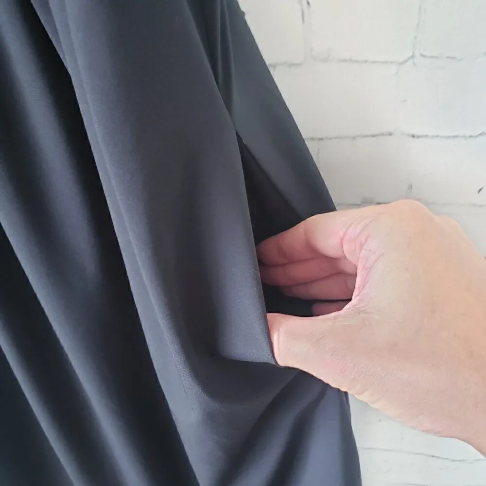 Columbia Marrakesh Maven Omni-Wick Dress Size S Solid Black Pockets Stretch - Picture 4 of 7